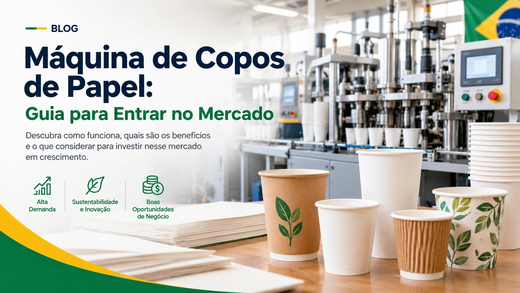 Máquina de Copos de Papel
